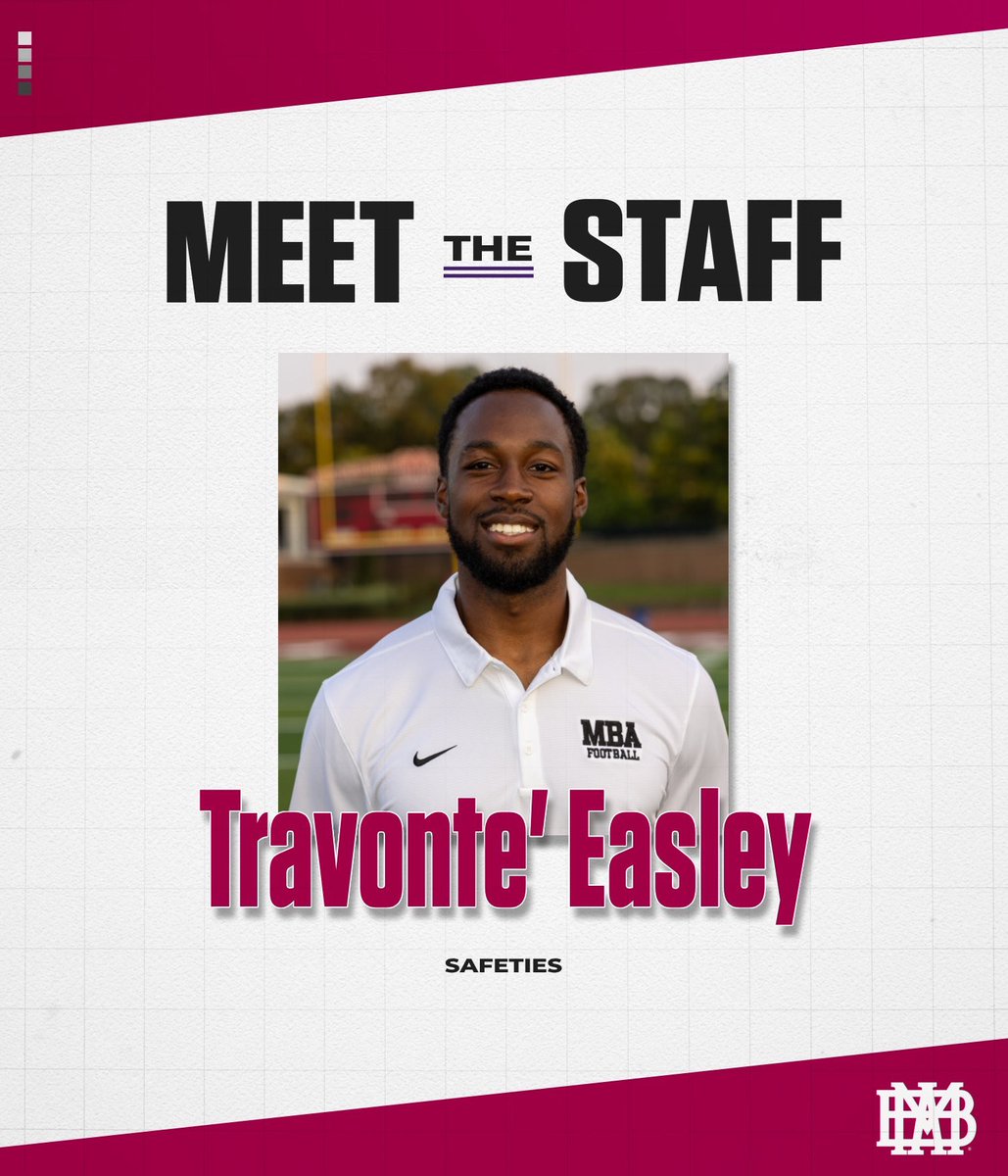 Coach Travonte’ Easley, a 2014 MBA graduate, returned to the Hill in 2021. Since his return, he has served as our safeties coach, where his guidance and mentorship have helped numerous athletes continue their football careers at the next level. #RollRed