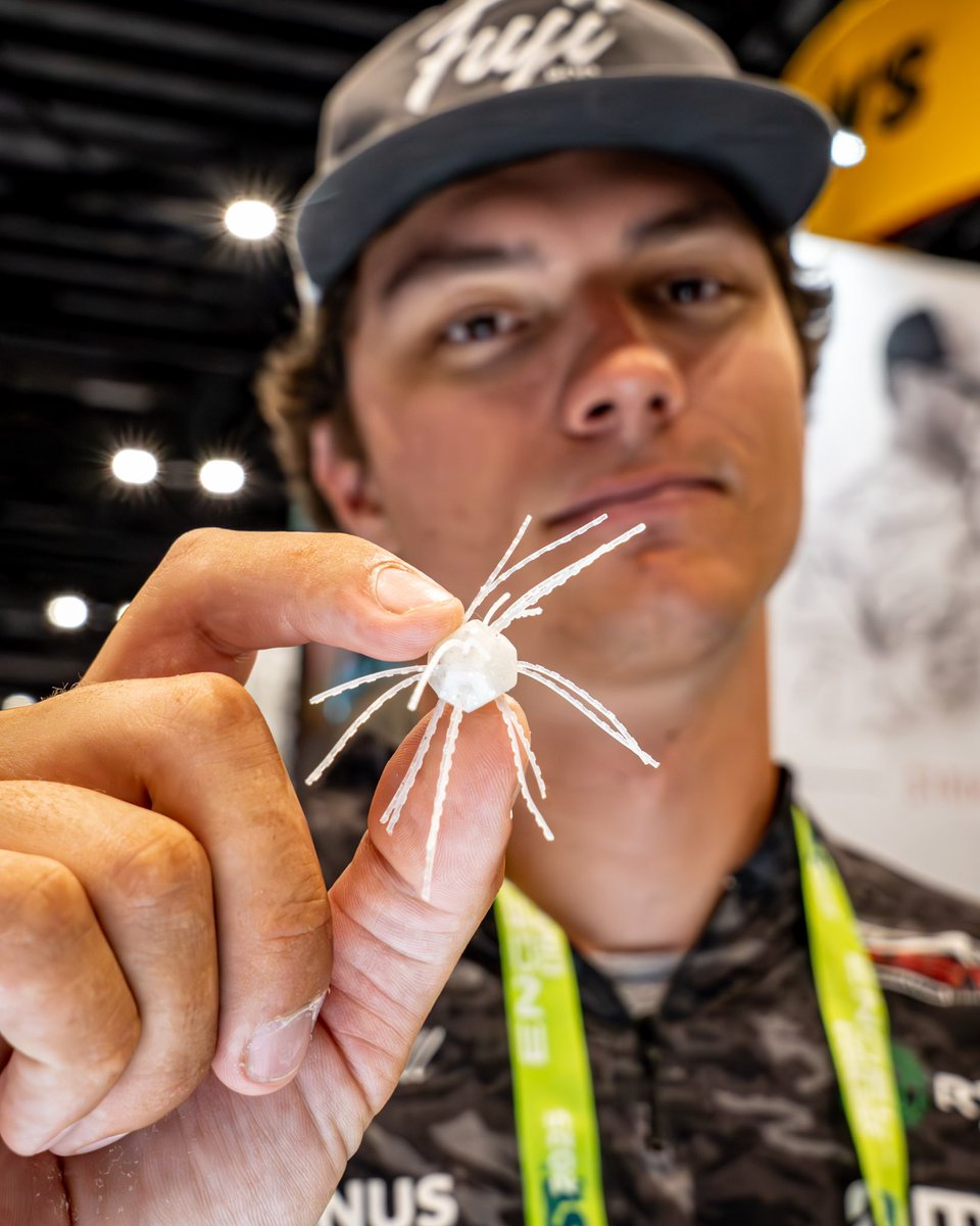 bassmaster's tweet photo. ICAST 2025: Year of the Fuzzy Dice 🎲 

Irresistible to bass, and not to be confused for human consumption, get a taste of the dice craze on https://t.co/x7d0GcxVJc for the full gallery and descriptions! 

#bass #bassmaster #dicebaits #icast #icast2025 #bassfishing #fishingbait https://t.co/tUYRnv23AP