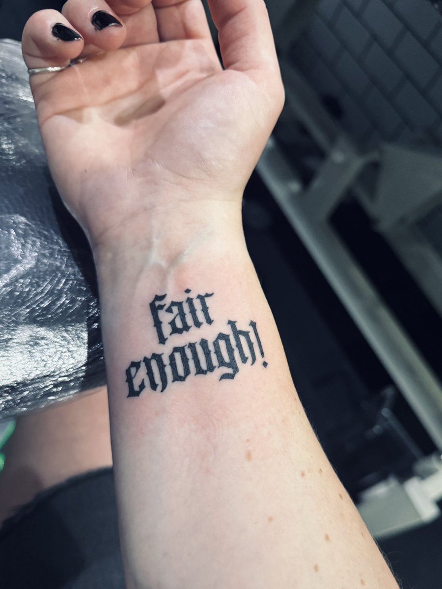 My tradition of getting slightly obscure <a href="/TheOfficialA7X/">Avenged Sevenfold</a> references tattooed… continues.