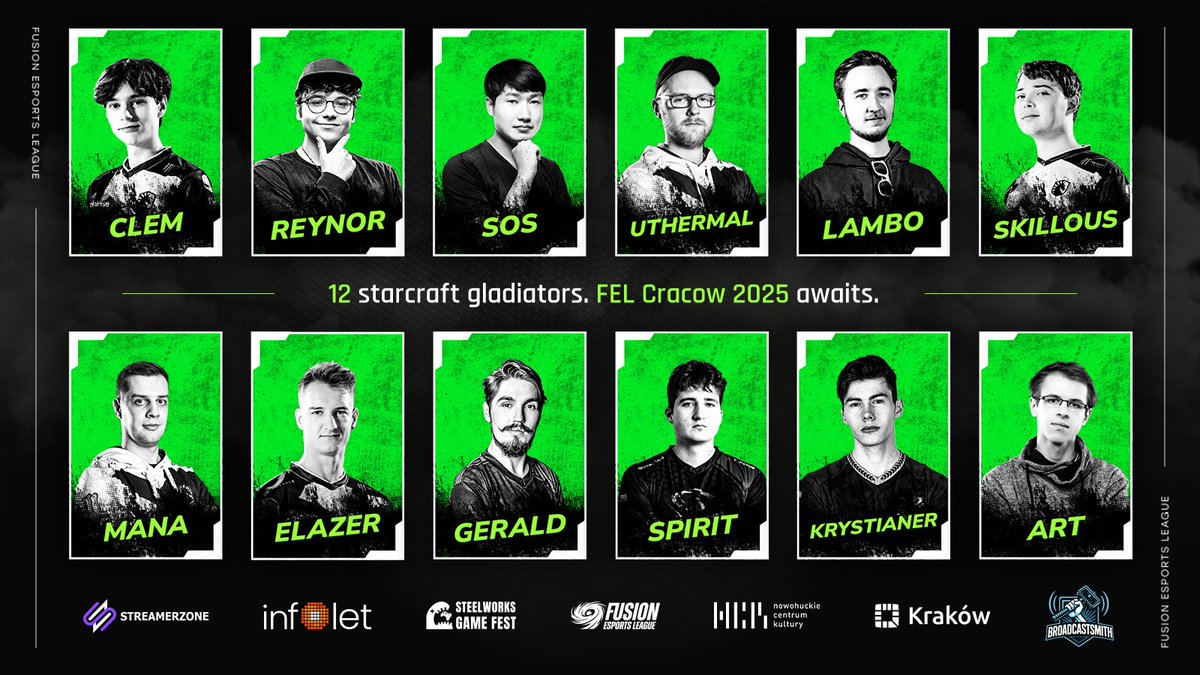 FEL_PL2025's tweet image. 🧠 12 minds. Endless strategies. One stage.
With $10,000 on the line, every map counts.
1st place takes $3,000 🏆
Full prize breakdown here:
📘 liquipedia.net/starcraft2/FEL…
#FEL2025 #StarCraft #Esports @InfoletPL