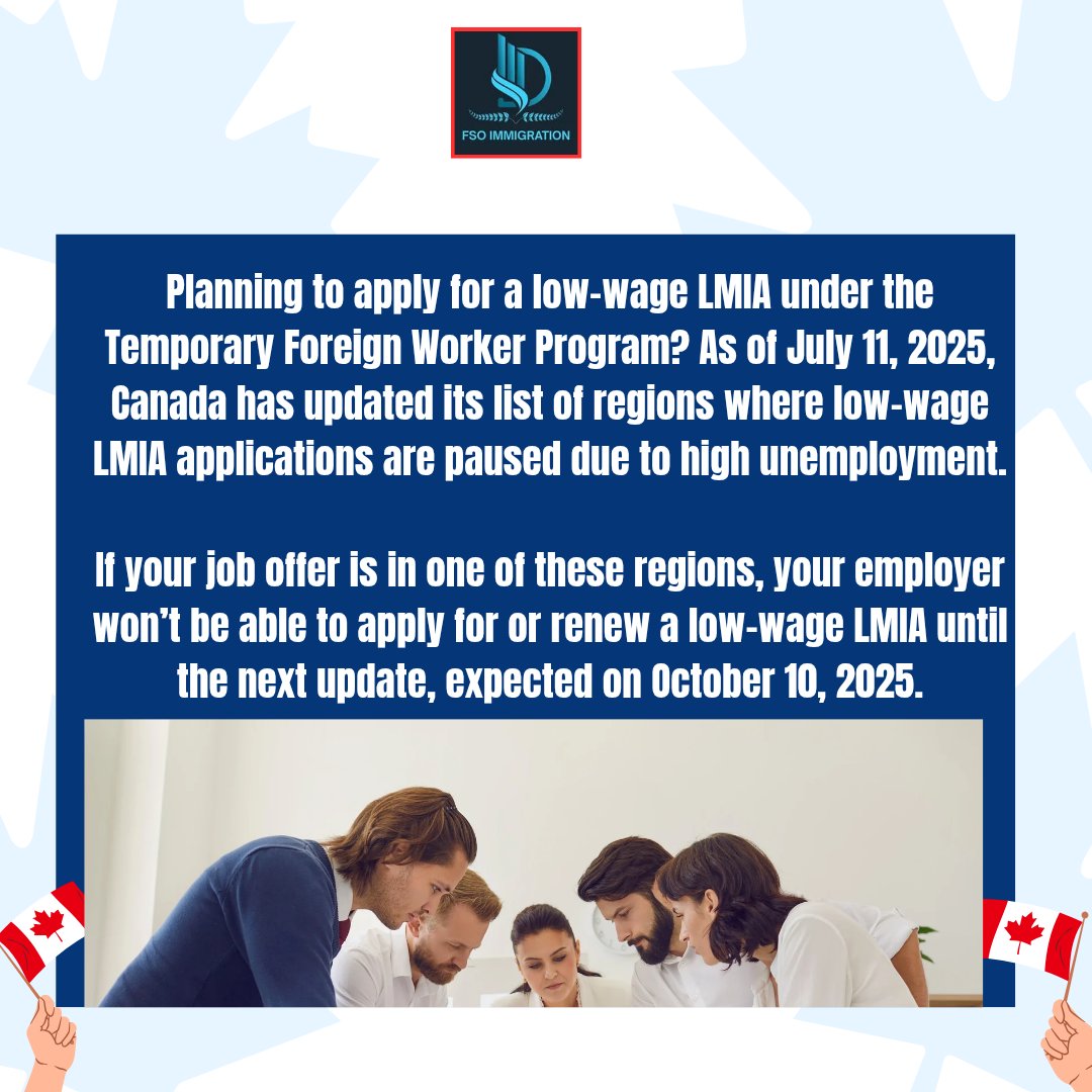fsoimmigration's tweet photo. 🇨🇦 Currently in Canada on a Work Permit? Here's what you should know about the latest LMIA updates and your next steps:

✅ Applied for an extension before expiry? You may have maintained status — and can keep working legally!
🔄 Lost your job under a closed permit? https://t.co/fwiPTQUFB7
