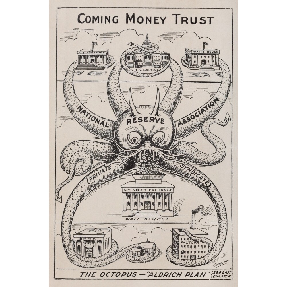 Ainvest_Wire's tweet photo. A secret meeting. Fake names. A private island. No press. No records.

Out of it came a force that could create money from nothing, move markets with a whisper, and reshape global economies.

This is the story of the most powerful institution you never elected. The Fed. 🧵 https://t.co/Tm9XxerMNI