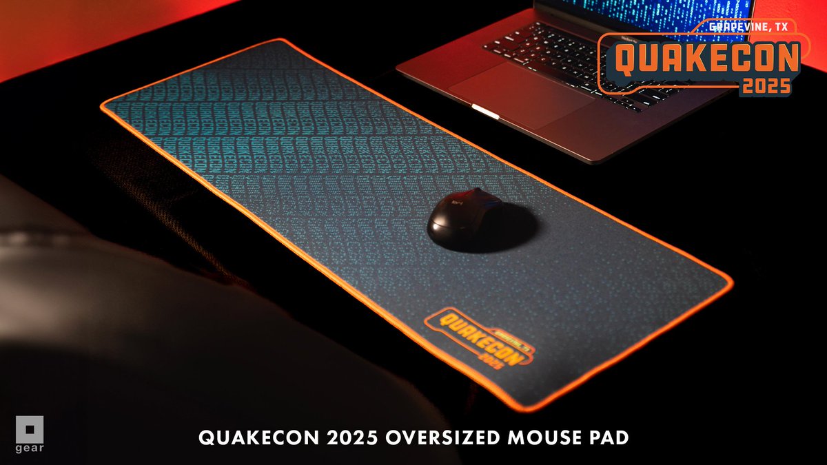 BethesdaGear's tweet image. Are you truly ready for #QuakeCon’s BYOC without an oversized mousepad? Get yours here.
gear.bethesda.net/products/quake…