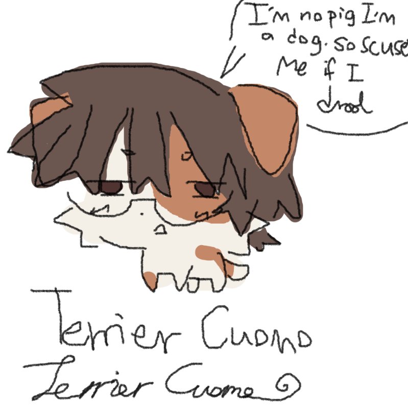 Mintoleaf's tweet image. brivdogs i drew like 2 days ago but with a mouse