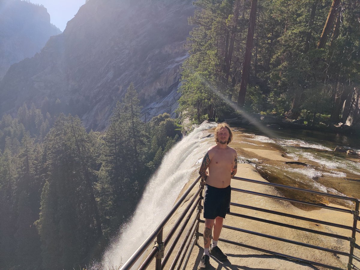 From suicide watch in a psych ward to the top of a waterfall in yosemite in 6 months. To everyone who tried to fuck me over, i win, you lose. Positive Mental Attitude.