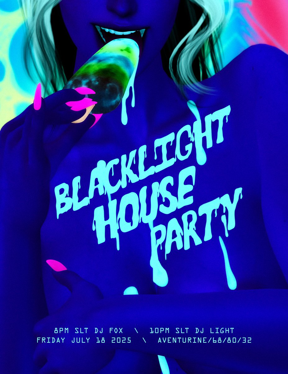 Happening this Friday, going to be alot of fun and of course good vibess..

Thee ride -
maps.secondlife.com/secondlife/Ave…