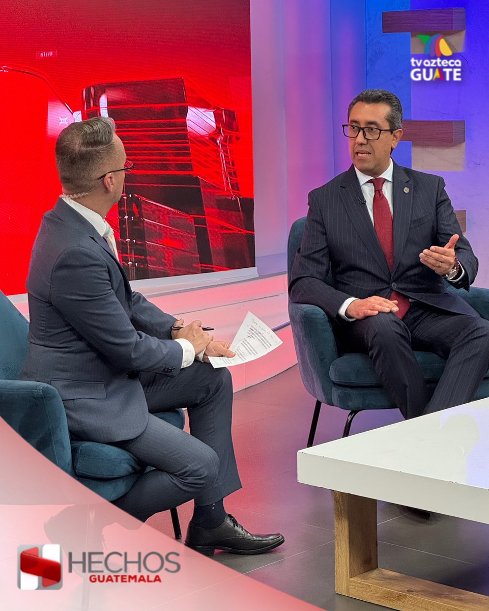Esta noche en #HechosGuatemala, tuvimos una entrevista con Jonathan Menkos, Ministro de Finanzas para conversar acerca de temas clave para el ministerio, como la ejecución del presupuesto nacional, los bonos del Tesoro en el extranjero, el financiamiento a través del