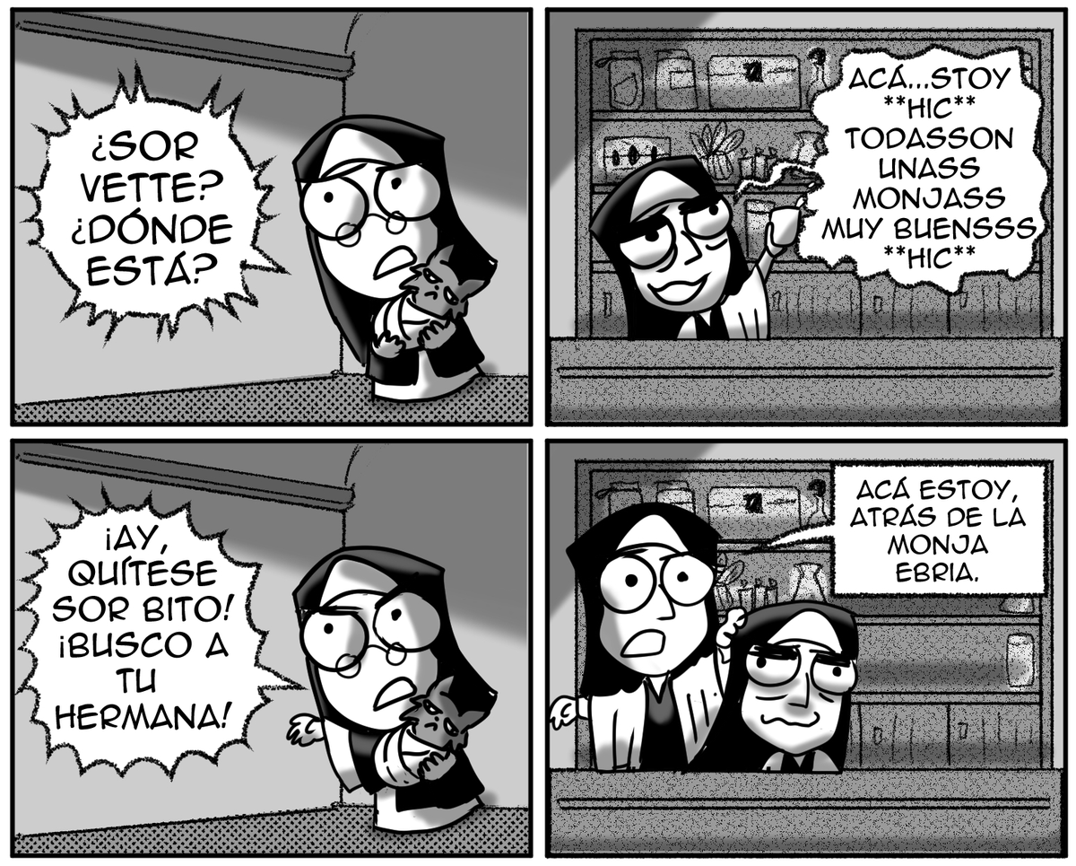 Se viene la temporada 3 de #engañosdescoloridos
Sin mentir, me está tomando aprox un mes por capítulo. Mi monja nueva favorita es Sor Bito.
#engañoss3 #sorjuanainesdelacruz #webcomic