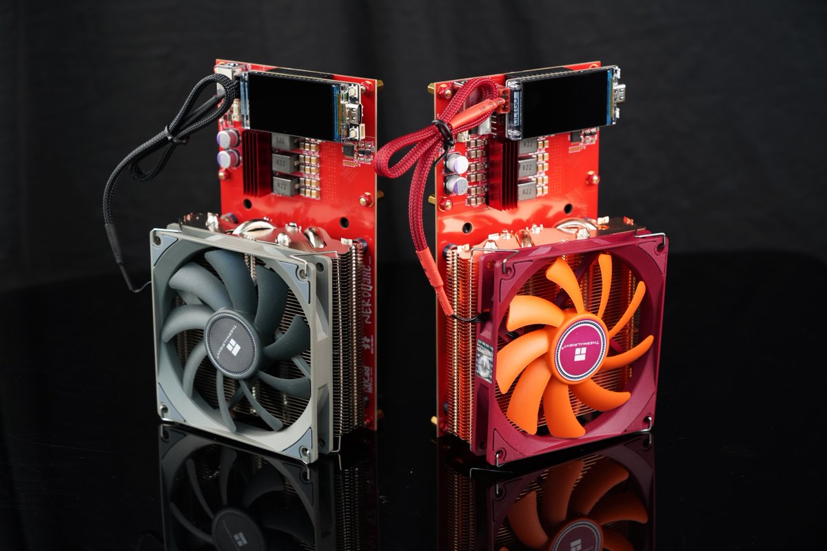 Is Your #NerdQaxe at Risk? Tinychiphub invests in engineering solutions! NerdQaxe++ Remastered Edition with 2OZ copper significantly improving thermal dissipation efficiency and high-current security at the source, eliminating meltdown hazards and slashing power waste!