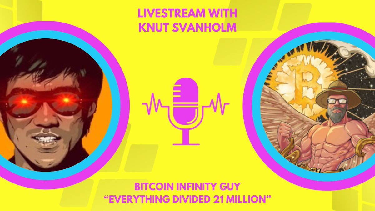 The ₿itcoin⚡️Libertarian 🇦🇷🇺🇸🇸🇻 (@thebitcoin__) on Twitter photo 🚨ANNOUNCEMENT🚨
Livestream with .<a href="/knutsvanholm/">Knut Svanholm ∞/21M</a>, Bitcoin Infinity Guy
📆 Sat Jul 19th
🇺🇸 7AMPST / 10AM EST
🇲🇽🇸🇻 8AM
🇨🇴 9AM
🇦🇷🇧🇷 11AM
🇬🇧 3PM
🇪🇺 4PM
🇦🇪 6PM
🇮🇳 7:30PM
🇹🇭 9PM
🇭🇰🇨🇳🇸🇬 10PM
🇰🇷🇯🇵11PM
📆 Sun Jul 20th
🇦🇺 12AM
In youtube: youtube.com/@thebitcoinlib… 🚨ANNOUNCEMENT🚨
Livestream with .<a href="/knutsvanholm/">Knut Svanholm ∞/21M</a>, Bitcoin Infinity Guy
📆 Sat Jul 19th
🇺🇸 7AMPST / 10AM EST
🇲🇽🇸🇻 8AM
🇨🇴 9AM
🇦🇷🇧🇷 11AM
🇬🇧 3PM
🇪🇺 4PM
🇦🇪 6PM
🇮🇳 7:30PM
🇹🇭 9PM
🇭🇰🇨🇳🇸🇬 10PM
🇰🇷🇯🇵11PM
📆 Sun Jul 20th
🇦🇺 12AM
In youtube: youtube.com/@thebitcoinlib…