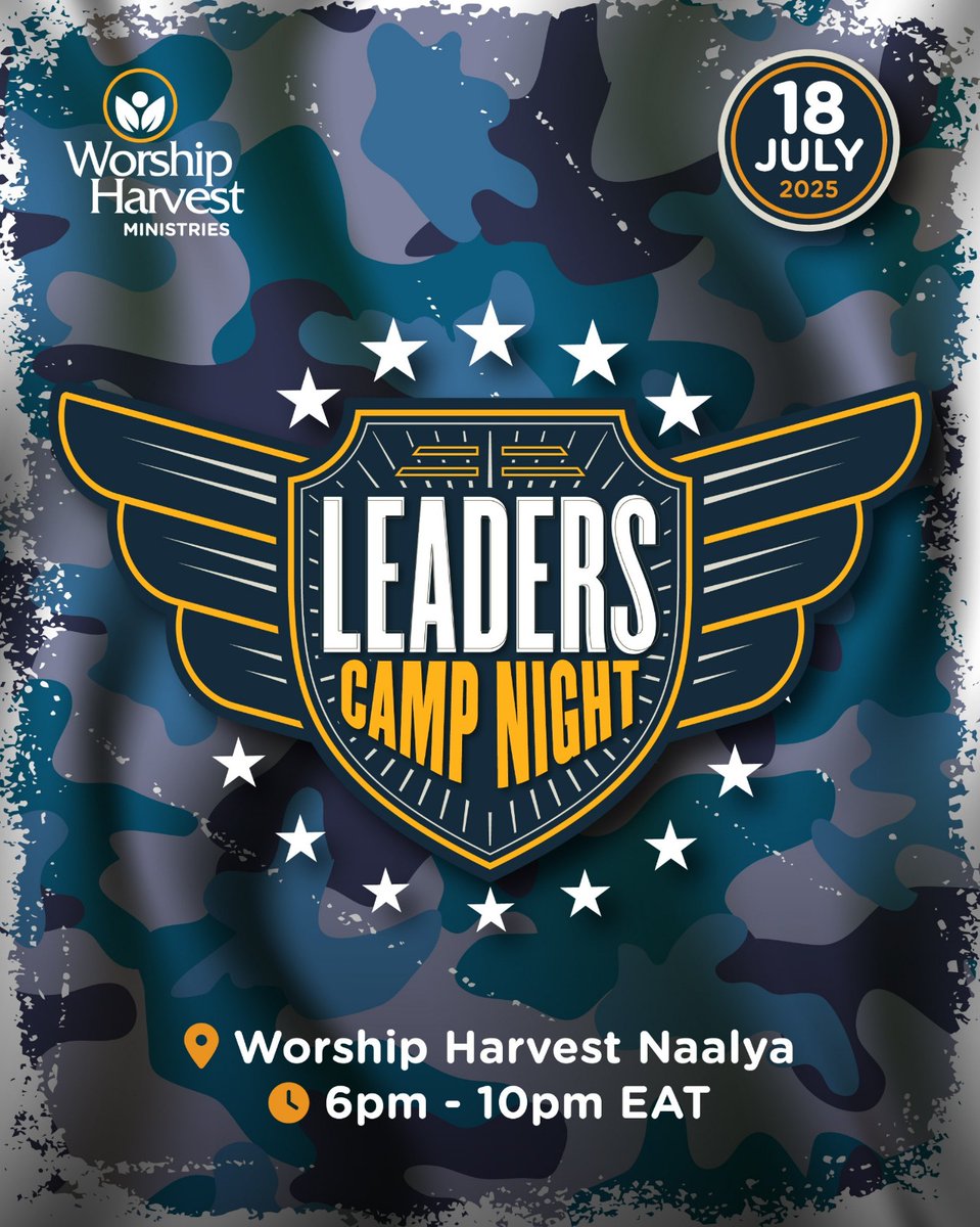 Leaders' Camp Night is on this Friday. 

Don't forget to call upon all your shepherd friends and incoming shepherds to be present in the room.

We are looking forward to seeing you this Friday at 6pm. 🫵