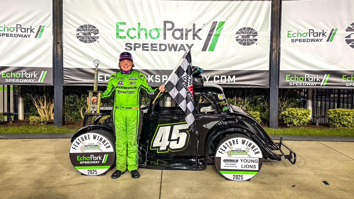 US Legend Cars/INEX (@uslegendcars) on Twitter photo By just two thousandths of a second, Colt Johnson earns his very first career Legend Car win at <a href="/EchoParkSpdwy/">EchoPark Speedway</a> in the Round 8 #ThursdayThunder Young Lions feature!
#INEX | <a href="/legendsofga/">EchoPark Speedway Legends Racing</a> By just two thousandths of a second, Colt Johnson earns his very first career Legend Car win at <a href="/EchoParkSpdwy/">EchoPark Speedway</a> in the Round 8 #ThursdayThunder Young Lions feature!
#INEX | <a href="/legendsofga/">EchoPark Speedway Legends Racing</a>