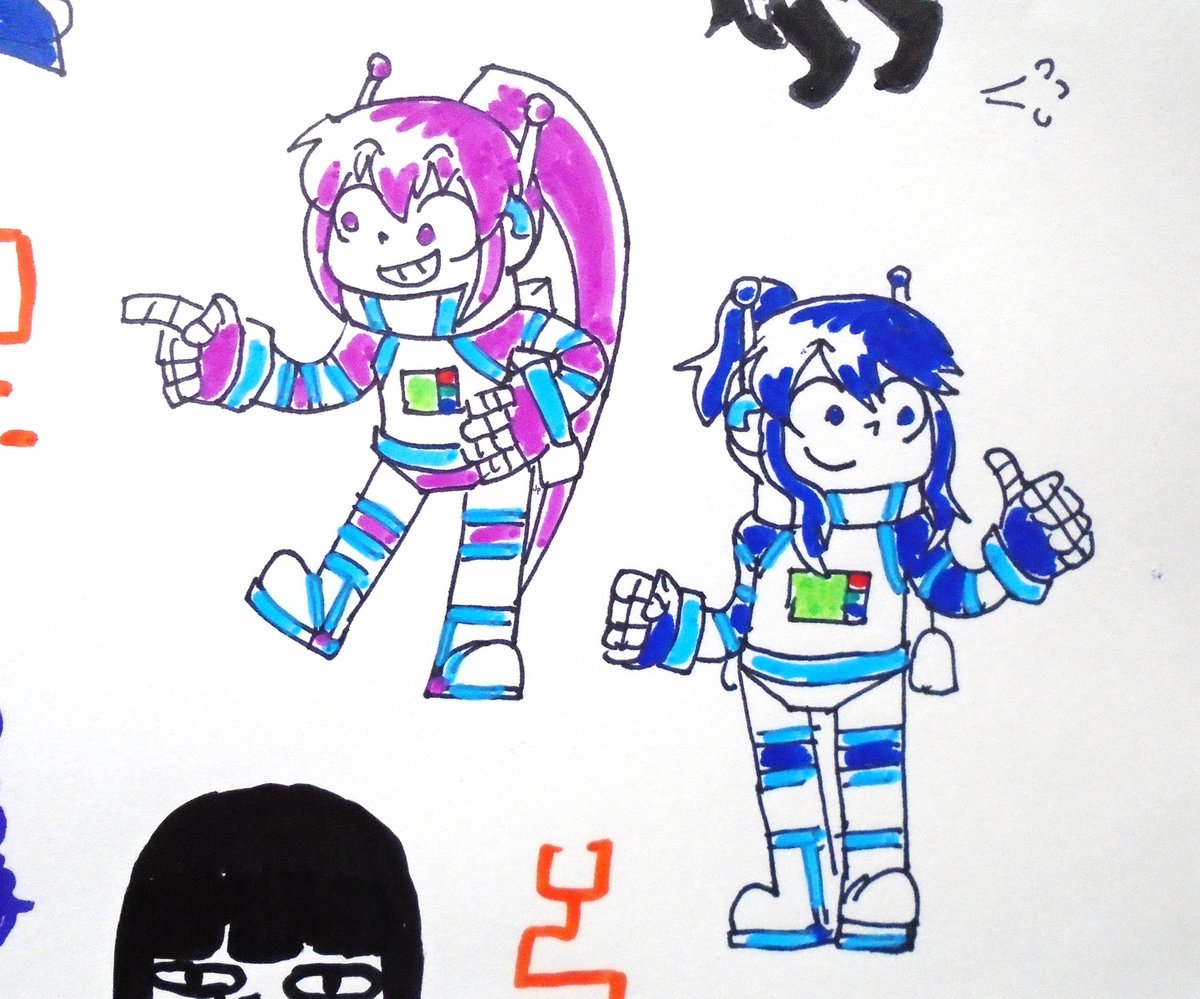 JJPP_Works's tweet image. Pink + Blue