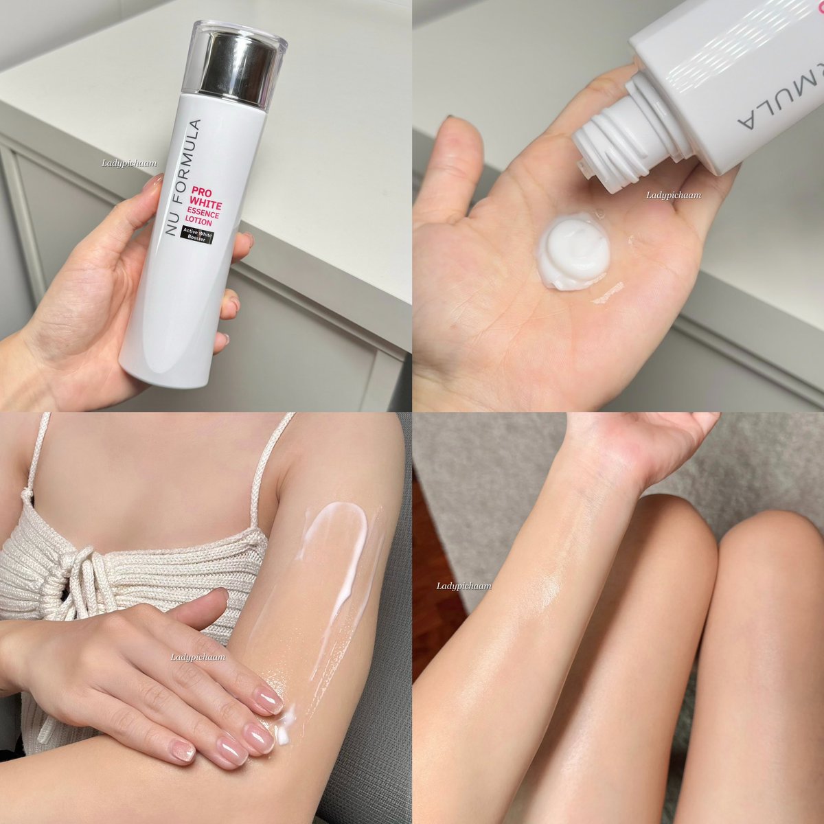 ความลับนางฟ้า…ผิวตัวใสกิ๊งฉบับเลดี้พิชามขออวยให้น้ำตบในตำนาน!!! น้ำตบโปรไวท์ NU FORMULA ผิวใสจริงก็ไวท์เทนนิ่งฉ่ำ 5 ตัว ผิวตัวผ่องเท่าหน้า ทริคเลยนะเอาน้ำตบผสมกับโลชั่นทาตัว โบกฉ่ำๆ เช้าทาเย็นเทอเอ้ยยย ผิวใสฉ่ำผ่องเล่นเเสงมากก ไปลองด่วนๆ เลย