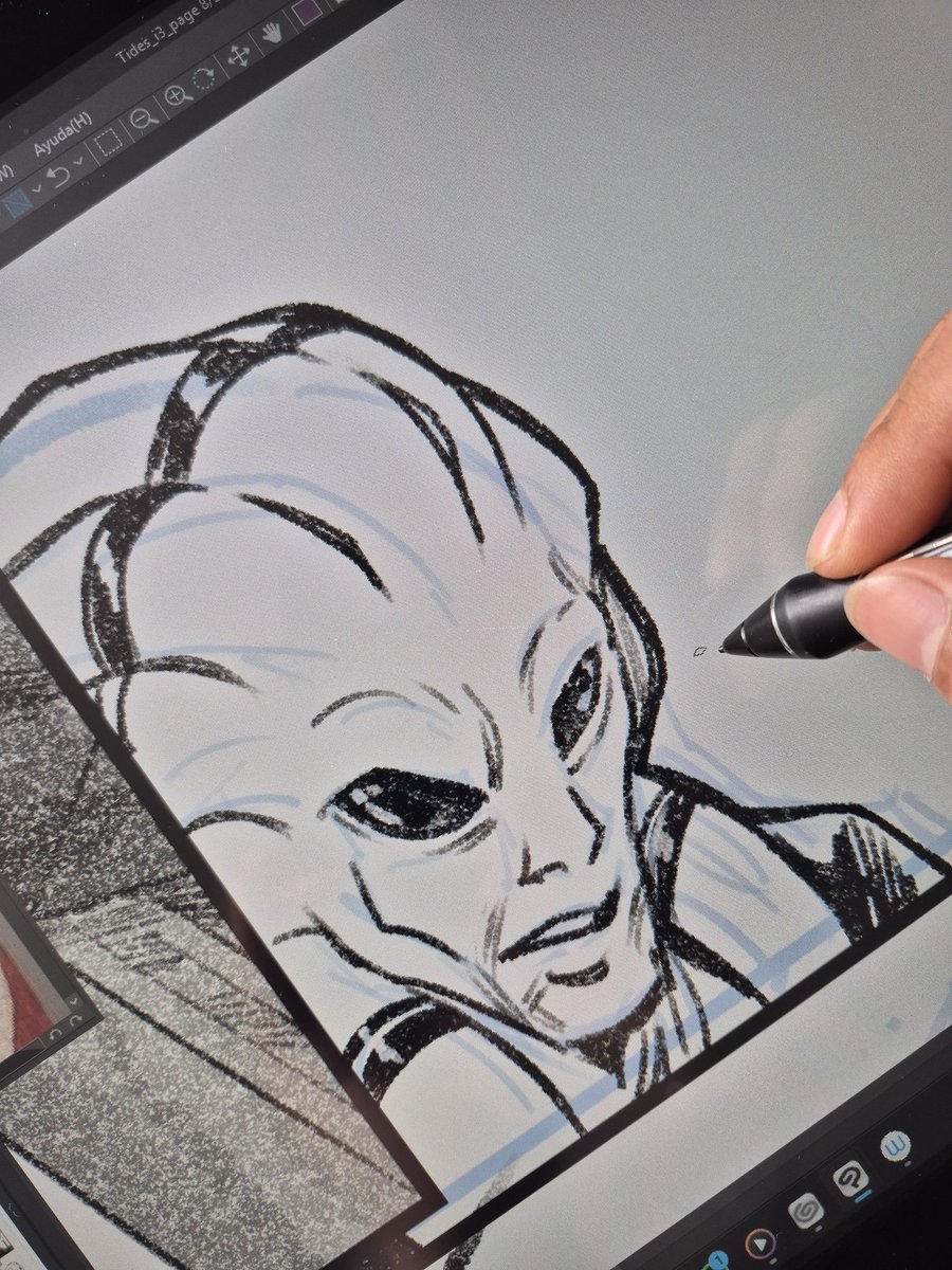 Master jedi Kit Fisto...

#StarWars #Comics #DarkHorse #KitFisto #LuisMorocho #Wacom #Contiq #historieta #Dibujo