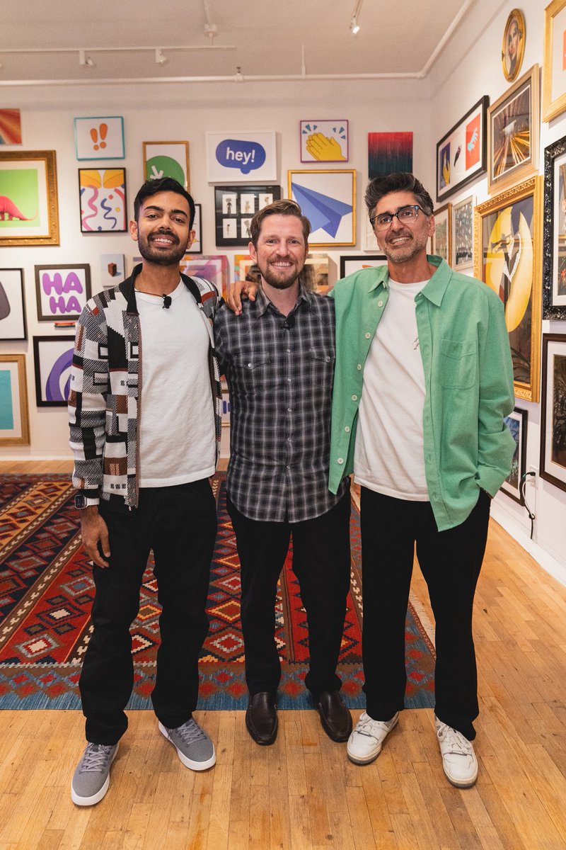 automattic's tweet image. What a great night celebrating the new @beeper at our NoHo office!
@KishanBagaria + @photomatt + @pedraum = dream team 🪄