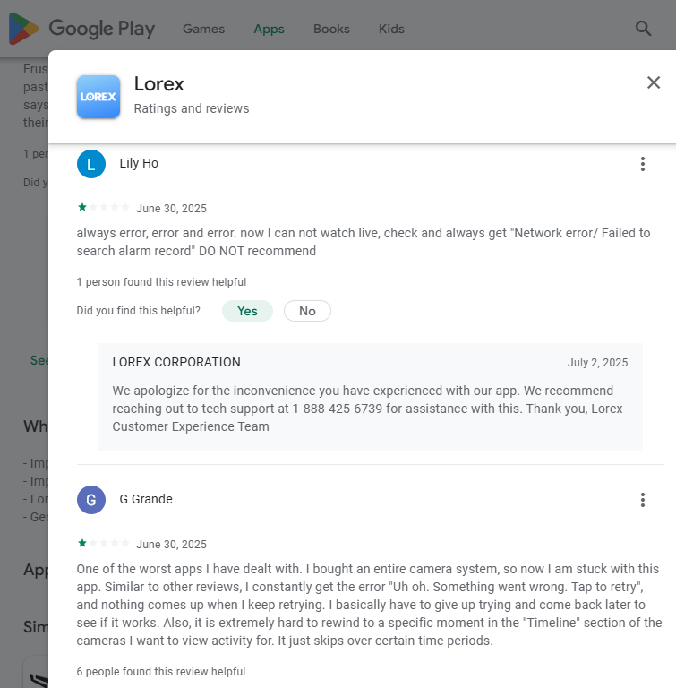 Worst Camera/App/Product form RC and PRC Lorex on GooglePlay-(Sucks-Lorex-Corp Camera/App/Products => [1-star] Lorex-Corp belong to China)(Rubbish)-ALTM#{Evaluated=>Garbage} User-told: {Jose A...2025- horrible to log in}👎(in a shell=>Terrible LorexCorp)#2552181