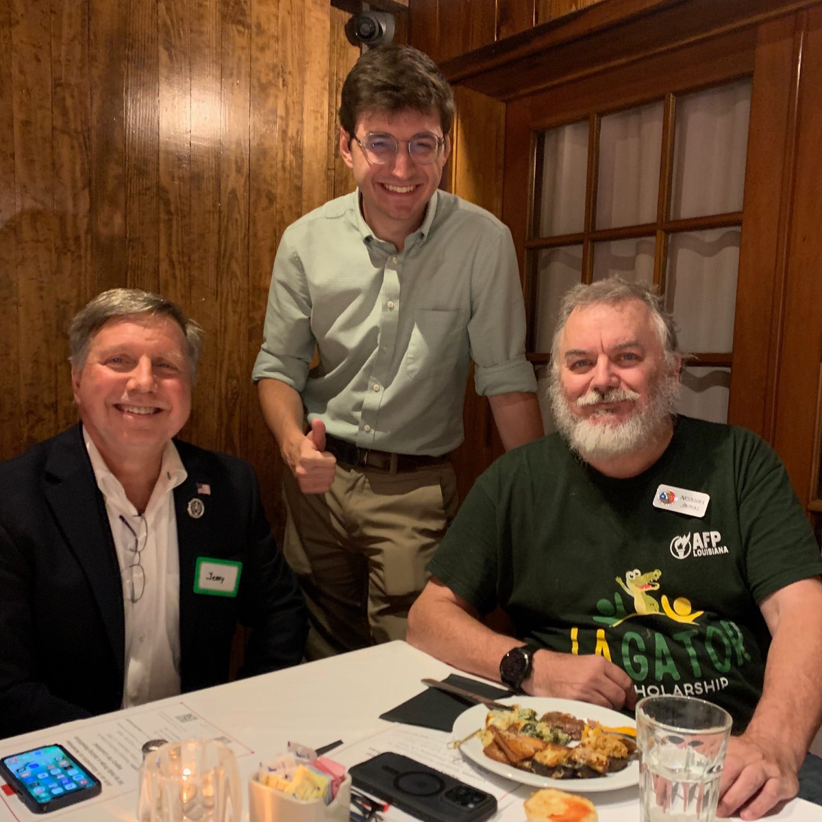 AFPLouisiana's tweet image. 📍 Our team had a great time at the Greater New Orleans Republican Women’s Dinner at The Red Maple!
We caught up with fellow Louisiana activists and heard from Jefferson Parish Councilman-at-Large, @ScottWalkerJP . Grateful for a night of fellowship, conversation, and…