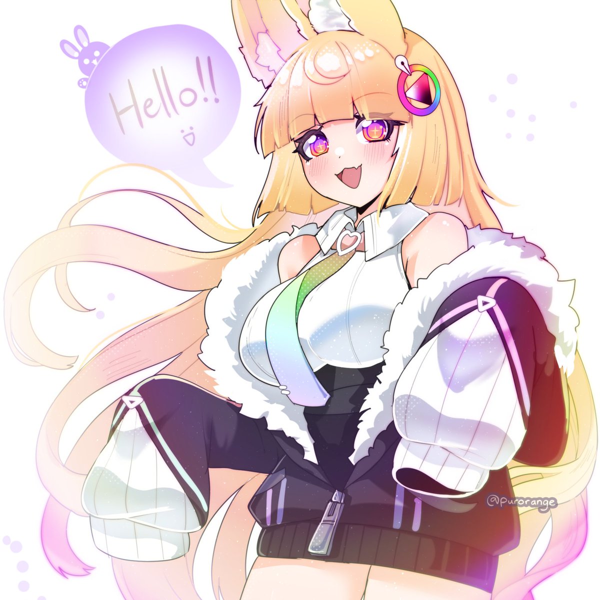 Pur_Orange's tweet image. Hiya~ I'm Daisy Baka!!!
Your friendly Rainbow Bunny Girl ππ°
I mostly post a lot of art!!!! :3
You can find me here:
YT: youtube.com/@Purorange
Insta: instagram.com/pur.orange/
Shop: ko-fi.com/purorange
Website: purorange.uwu.ai