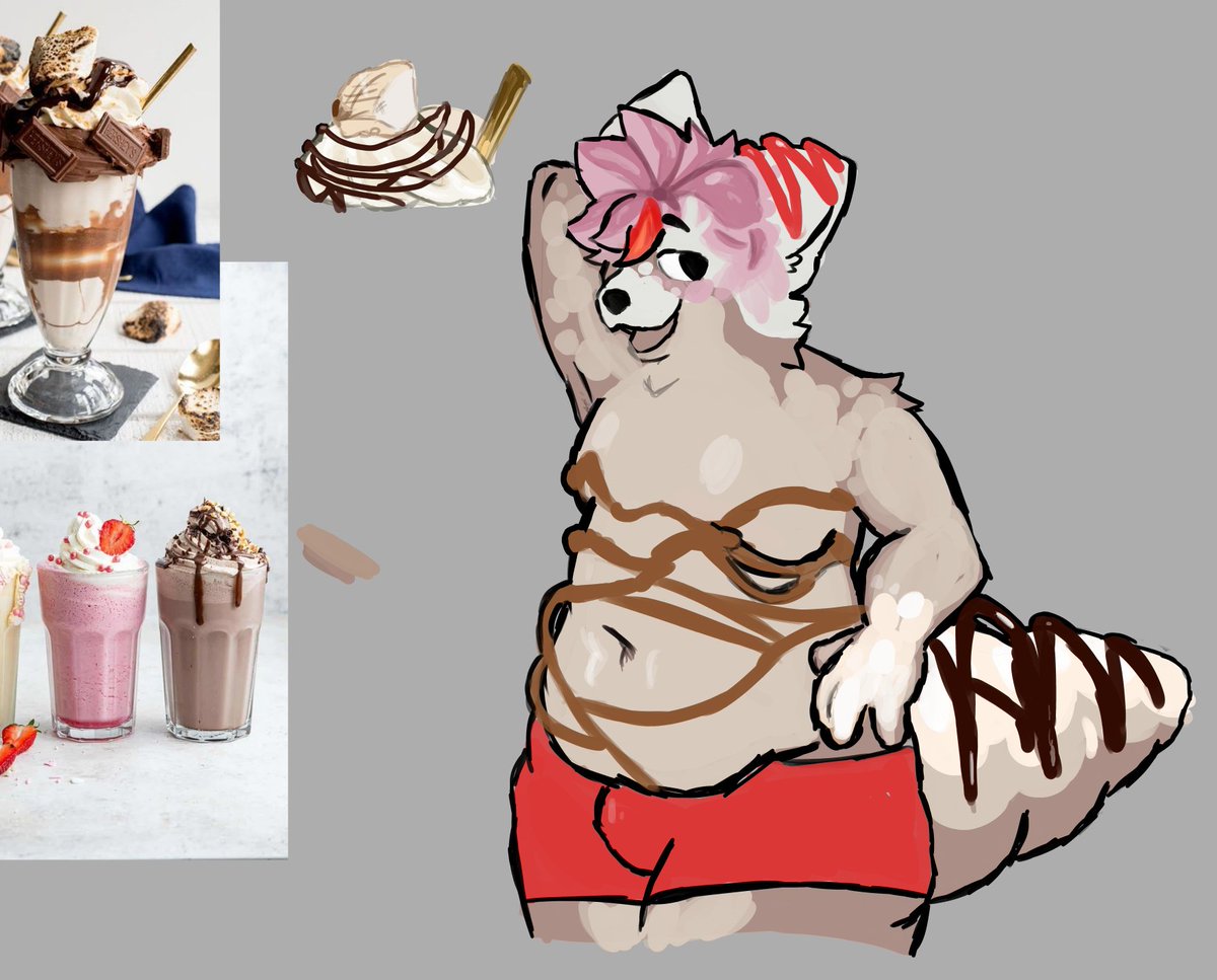 MCinkopeso's tweet image. It seems that "you are what you eat" was true.
#fatfur #fatfurry #fatfurs