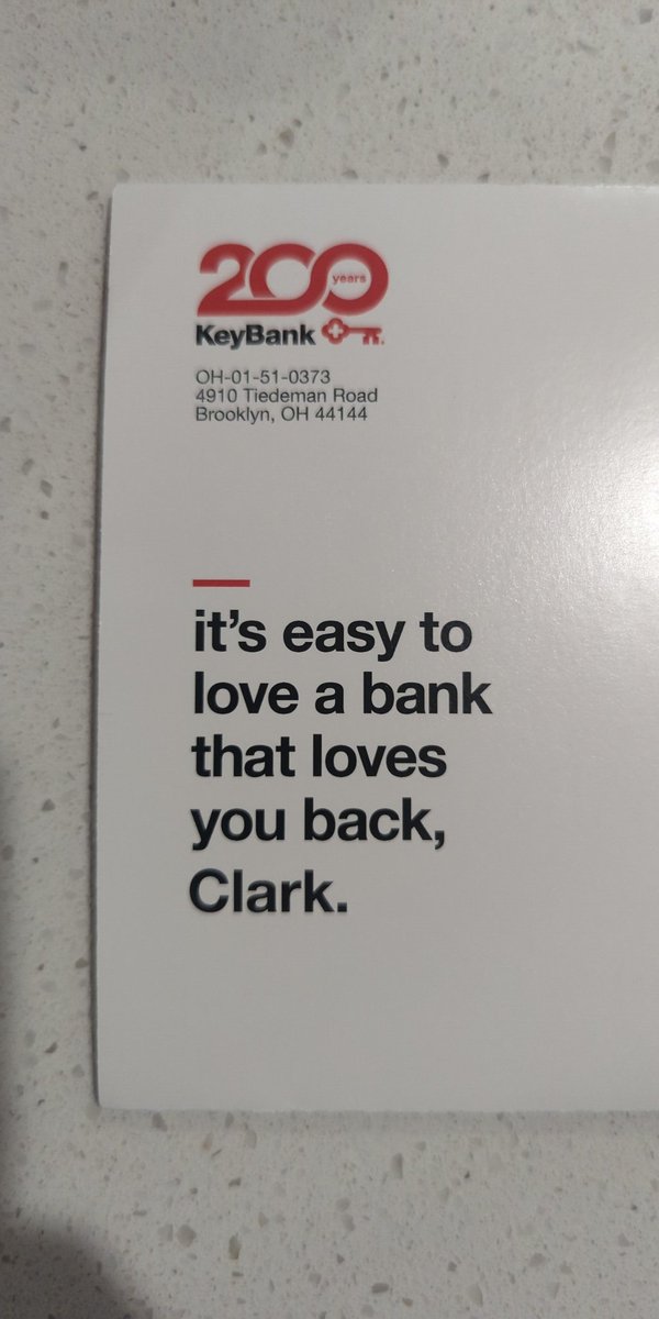 clark_anderson's tweet image. Got this in the mail today and my first thought was.... thank you @fold_app π€... also, I do not have a KeyBank account ππ€£