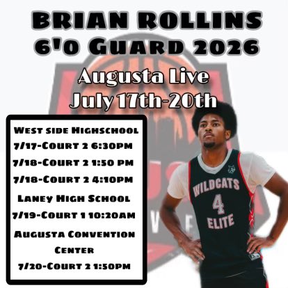 Here is my game schedule for this upcoming live period in Augusta, GA📍<a href="/madehoops/">MADE Hoops</a>
