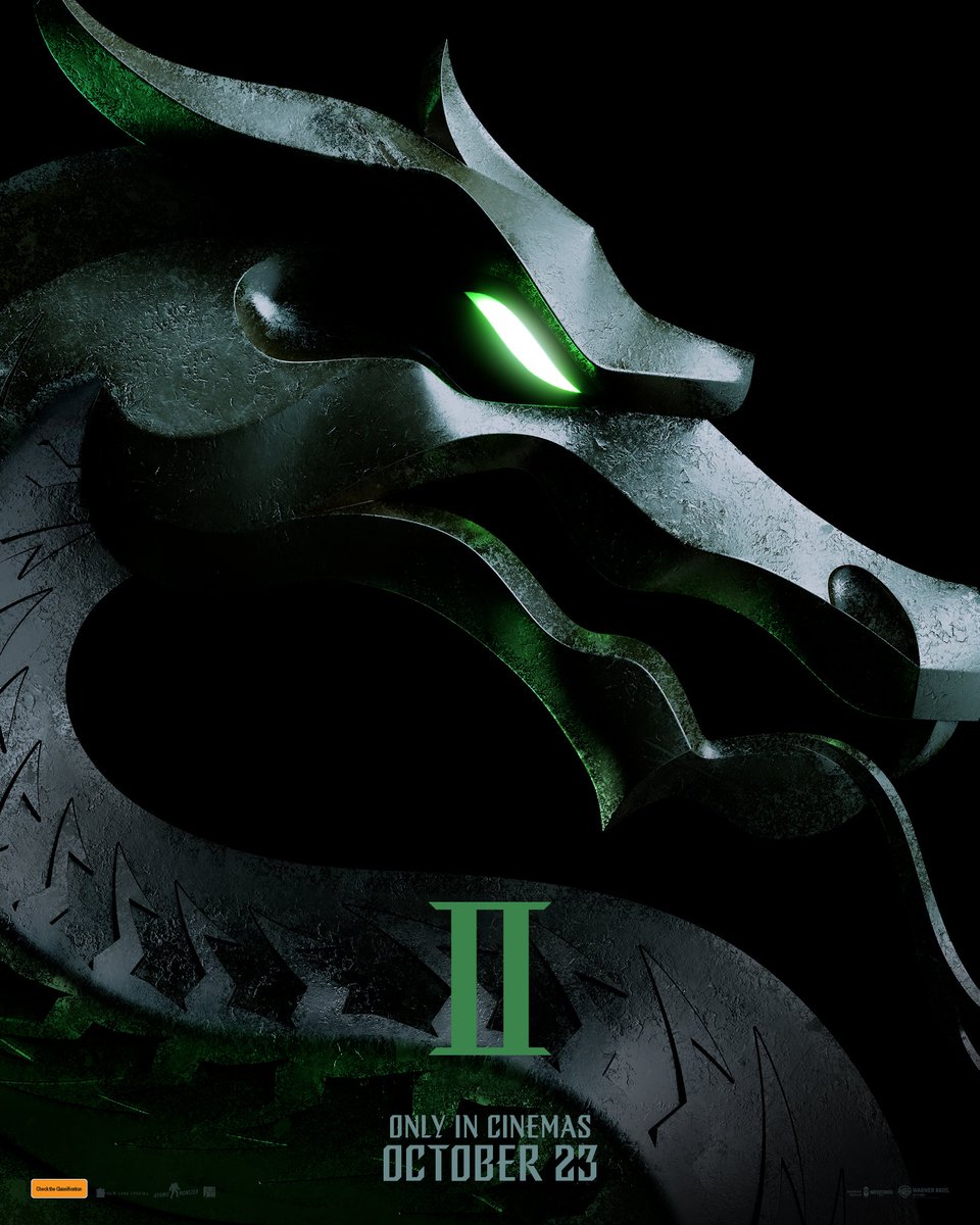 DendyCinemas's tweet image. Round two. MORTAL KOMBAT II is coming to Dendy Cinemas October 23.
#MortalKombatMovie