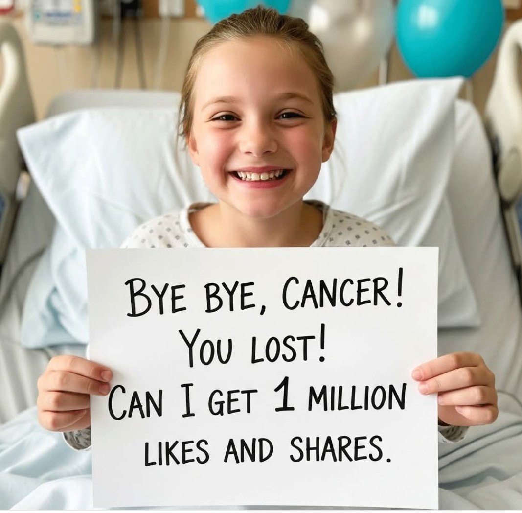 This brave child just beat cancer and started a brand new story. 🌟 #Survivor