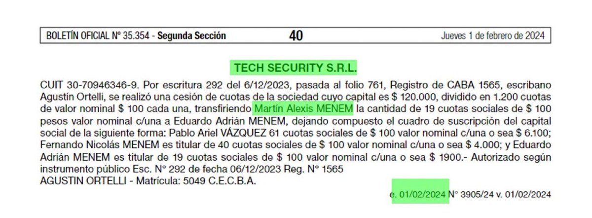 Qué onda con esta de que los MENEM se están quedando con la guita de los contribuyentes? No era que una Argentina distinta no era posible con los mismos de siempre? Otro motivo más que los hace igualitos al Kirchnerismo...