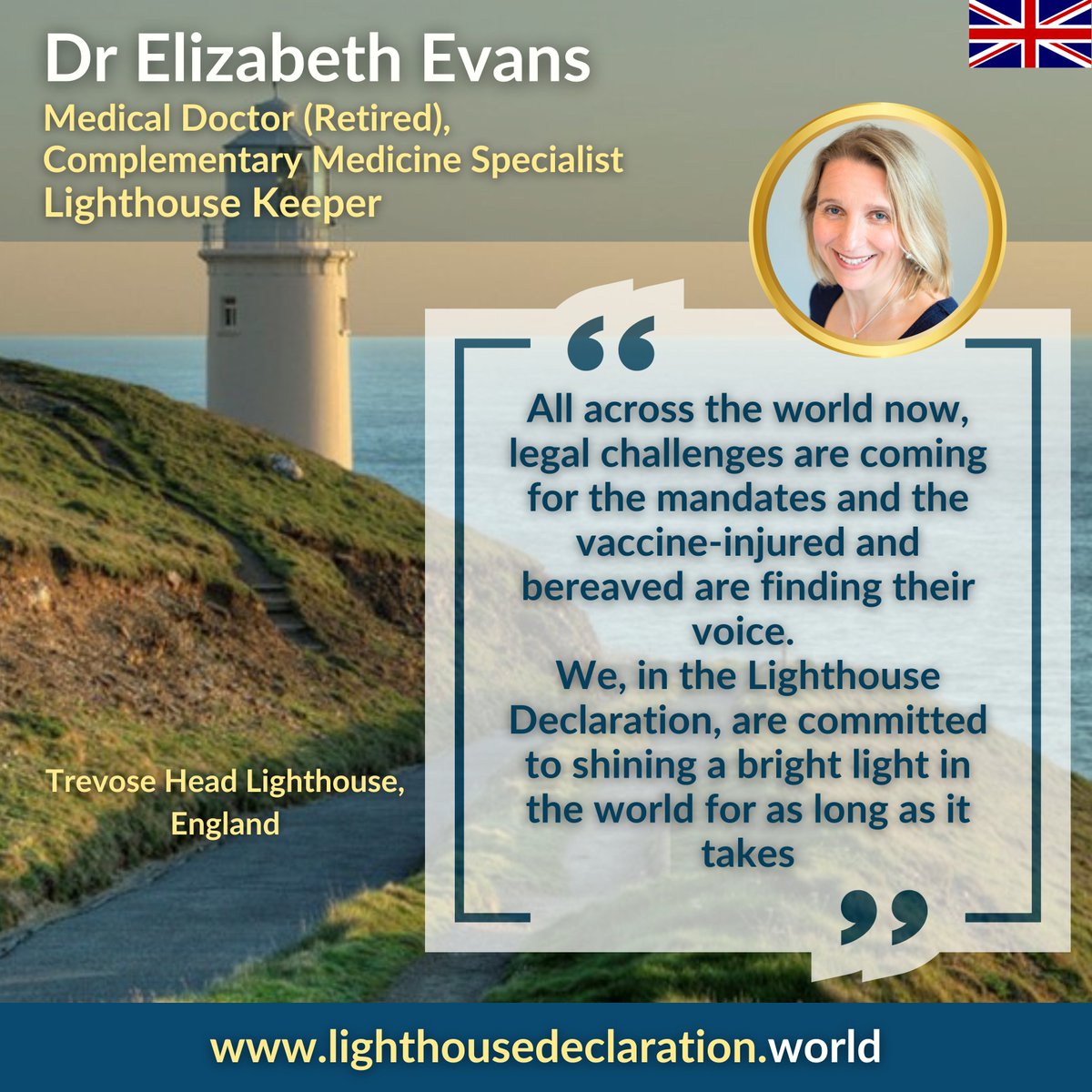 Lighthouse_Dec's tweet image. Join us and please continue to sign and share the incredibly important work of our Lighthouse Keepers.
👉 Take ACTION—add YOUR voice, SHARE the truth.
🔗 Link in bio
lighthousedeclaration.world
#MedicalFreedom #HealthcareHeroes