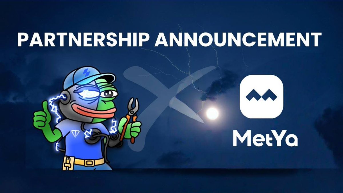 VoltPepe's tweet image. Partnership Alert!

We are teaming up with @metyacom, the world’s largest DatingFi platform with 8.5M users and 1M daily actives.

The AI matching and SocialFi design, Metya turns real connections into real value🔥

 @VoltPepe x @metyacom 

#Collaboration #SocialFi #Web3 #TON #VP