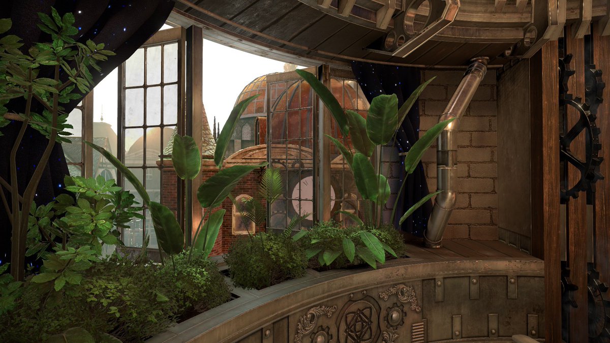 【VRChatワールド記録】

スチームパンクなラボの片隅で
歯車の調べに耳を委ねて
時が急ぐその隙間でちょっとひと息

🔹World：ゆうみやラボ-Break Room-
🔹By：yuumiya

vrchat.com/home/launch?wo…

#VRChat #VRChat_world紹介 #VRChatPhotography