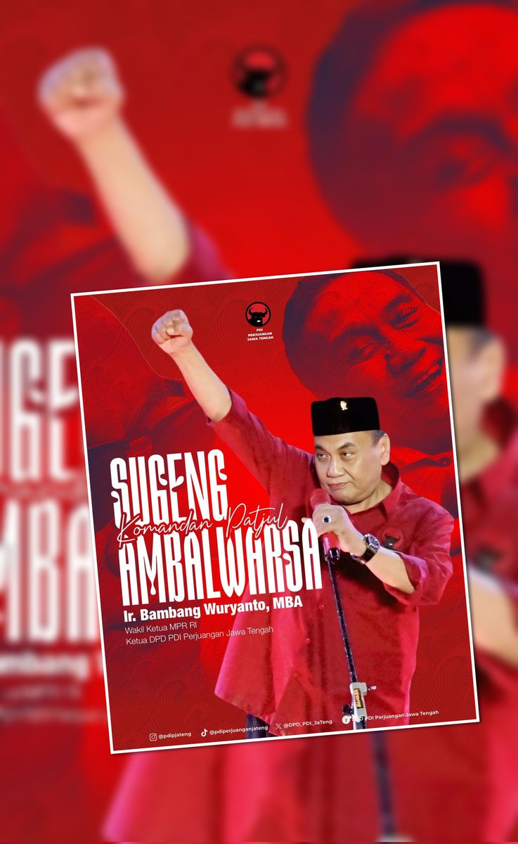 Selamat ulang tahun "Barakallah fii umrik Komandan Korea Bambang Pacul, Bapak para Korea Korea... 

"Semoga Allah selalu melimpahkan rahmat dan keberkahan, Aamiin." 

Tetaplah semangat mendampingi, membimbing dan menginspirasi para Korea untuk melentinglah 🤟