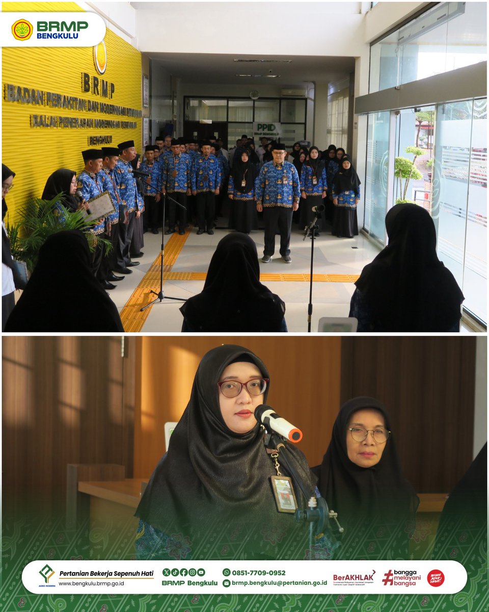 Brmp_Bengkulu's tweet image. #SapaPagi #FrenSIP

Memperkuat Semangat Nasionalisme, Pegawai BRMP Bengkulu Laksanakan Upacara Bendera Hari Kesadaran Nasional

facebook.com/share/1JDat3LV…
#brmpuntukindonesia 
#agromodern
#brmpkementan
#kitapastilebihbaik
#pertanianmajumandirimodern
#JagaPanganBiarAman