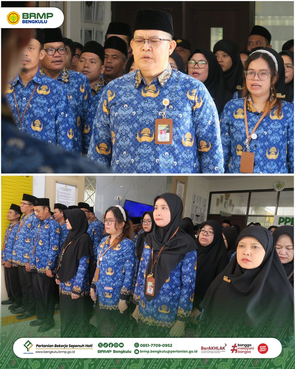 Brmp_Bengkulu's tweet image. #SapaPagi #FrenSIP

Memperkuat Semangat Nasionalisme, Pegawai BRMP Bengkulu Laksanakan Upacara Bendera Hari Kesadaran Nasional

facebook.com/share/1JDat3LV…
#brmpuntukindonesia 
#agromodern
#brmpkementan
#kitapastilebihbaik
#pertanianmajumandirimodern
#JagaPanganBiarAman