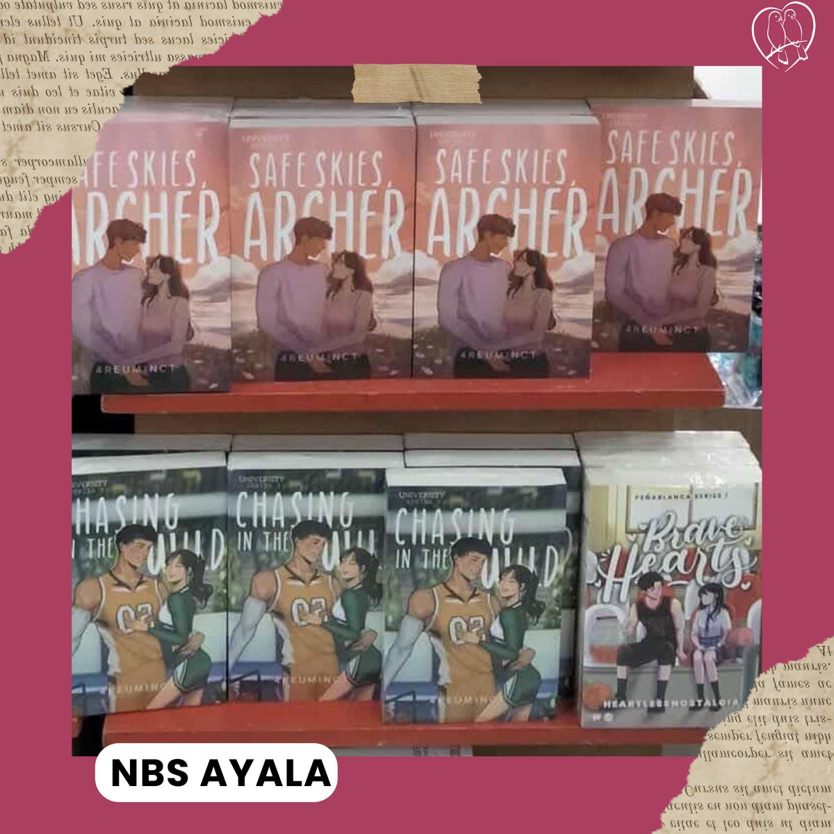 Look what we spotted at 𝑵𝑩𝑺 𝑨𝒚𝒂𝒍𝒂! Here are your favorite PHR books! 𐙚⋆°｡⋆♡

#PHR #PreciousHeartsRomances

~~~

For more PHR books, click one of these links:

Shopee: bit.ly/PreciousPagesB…
Lazada: bit.ly/PreciousPagesB…
Tiktok:  tiktok.com/@preciouspages…