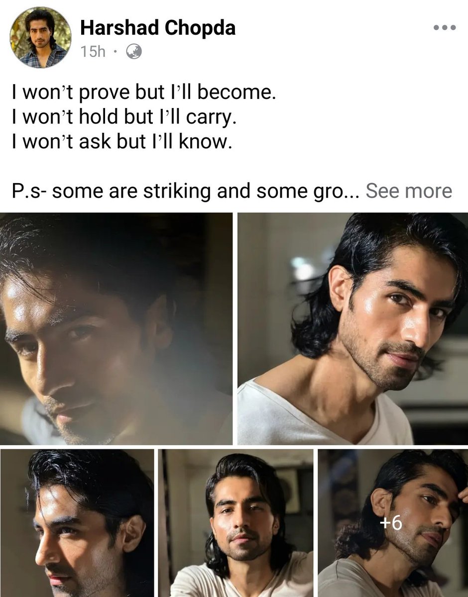 Bhool gaayi thi
He posted on fb too☺️
#HarshadChopda #Balh4 #Rishabh