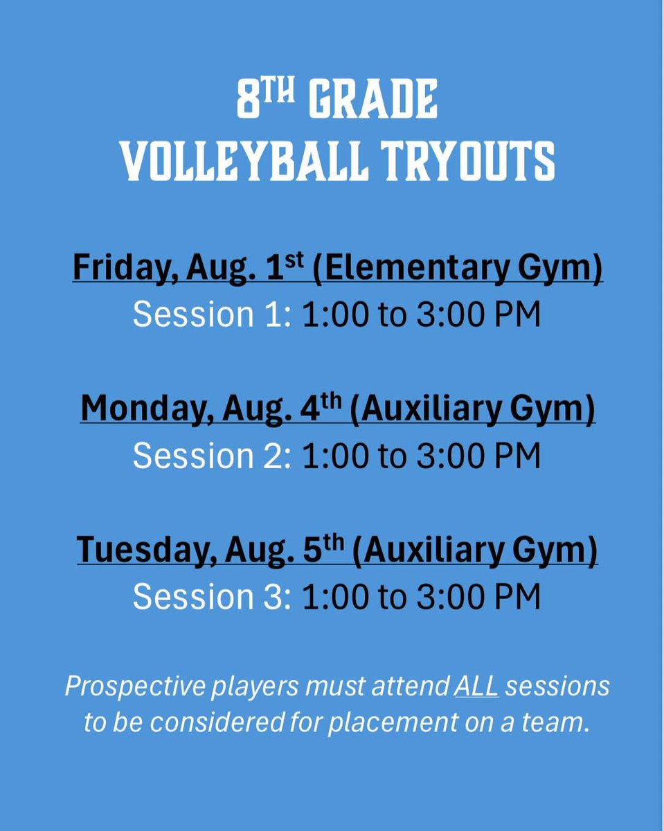 Valley View Spartans Athletic Dept (@spartansview) on Twitter photo Information for Valley View Volleyball tryouts ⬇️⬇️⬇️
If you have questions, reach out to Coach Sable at sable.nguyen@valleyview.k12.oh.us Information for Valley View Volleyball tryouts ⬇️⬇️⬇️
If you have questions, reach out to Coach Sable at sable.nguyen@valleyview.k12.oh.us