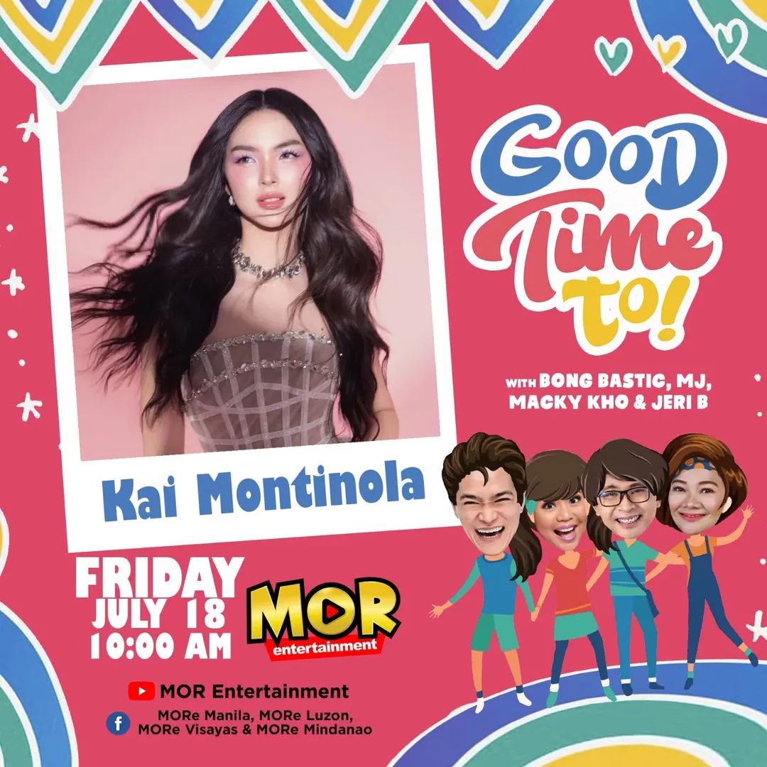TeamKaiOFC_'s tweet image. ๐๐๐ ๐๐ ๐๐๐ ๐๐๐๐๐๐๐๐๐๐๐๐๐
Donโt miss Kai Montinola this ๐๐ฟ๐ถ๐ฑ๐ฎ๐, ๐๐๐น๐ ๐ญ๐ด at ๐ญ๐ฌ:๐ฌ๐ฌ ๐๐ on โGood Time Toโ as she joins Bong Bastic, MJ, Macky Kho, and Jeri B to talk about her debut album, KAILEIDOSCOPE.
Kai will takes us through the storiesโฆ