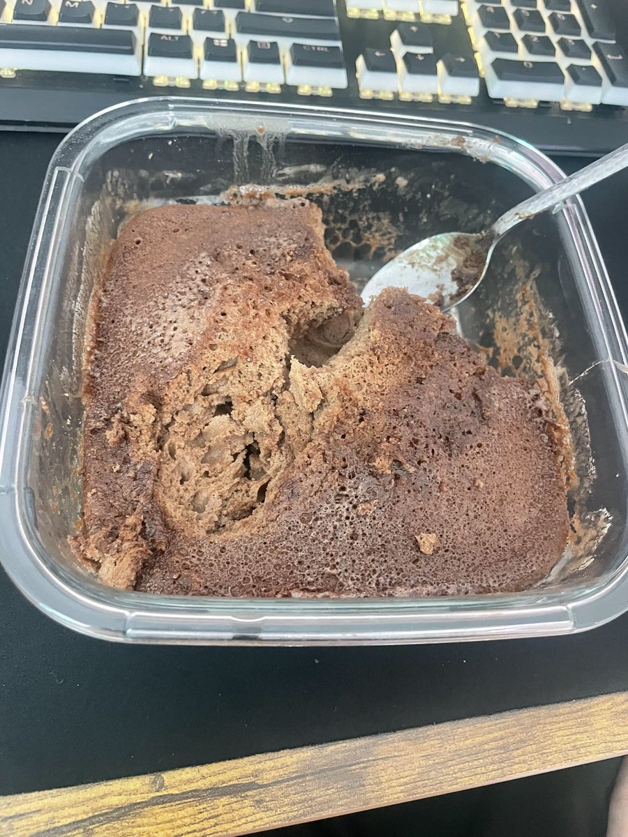 Adam Yoder (@amyoder) on Twitter photo If my grandma saw my cooking she’d find me a gf tomorrow and force us to get married
This was supposed to be a brownie If my grandma saw my cooking she’d find me a gf tomorrow and force us to get married
This was supposed to be a brownie