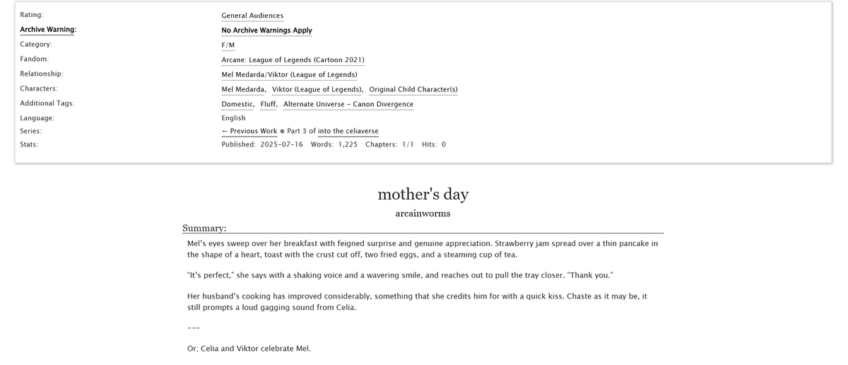 arcainworms's tweet photo. more fics about @chastillys 's celia for #arcanefankidweek :) mother's day for today, and arts &amp; crafts for day 3, which I posted at like midnight that night lol https://t.co/VeipREO6PU
