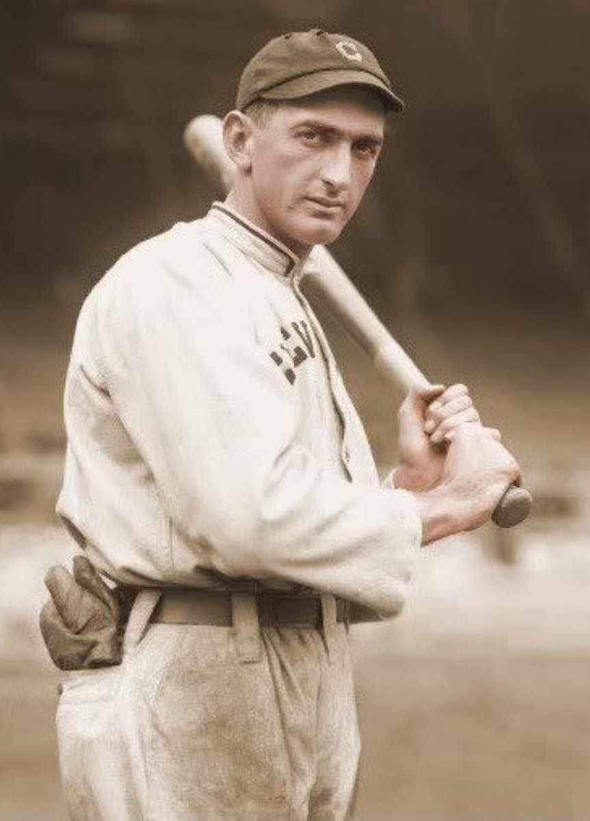 uniformcritic's tweet image. Shoeless Joe Jackson was born on this date in 1887. Here he is in 1913 with the Cleveland Naps when he hit .373/.460/.551 (192 OPS+). It was arguably just the third best season of his career.