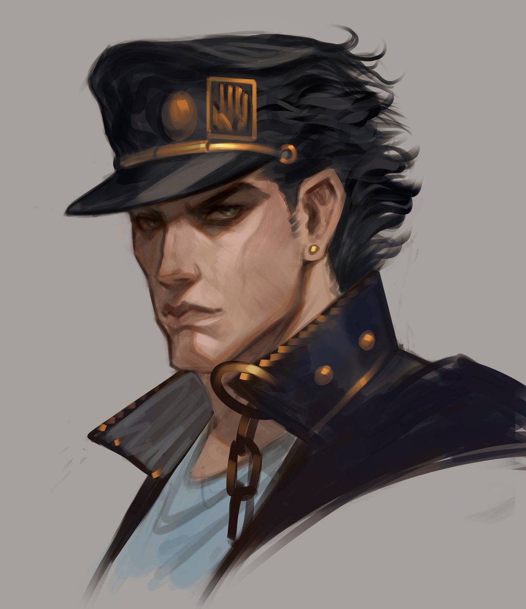 TFMsaad's tweet image. depression kicking my butt today
so I sketched Jotaro