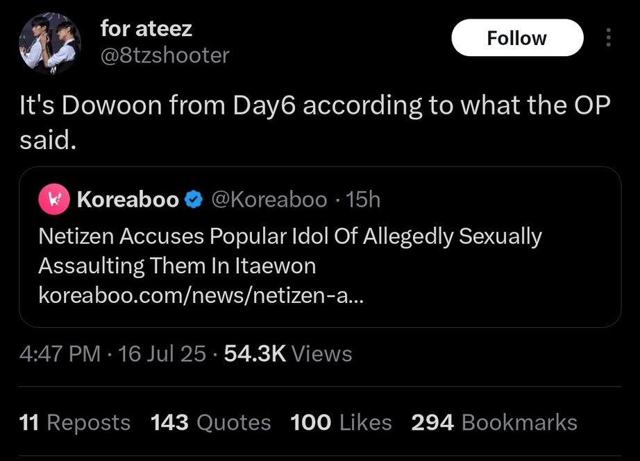 I WAIT FOR YOUR APOLOGY TO DOWOON DAY6 <a href="/8tzshooter/">in your fantasy 🎭</a>  
#JYPprotectDowoon <a href="/jypnation/">JYPnation</a>