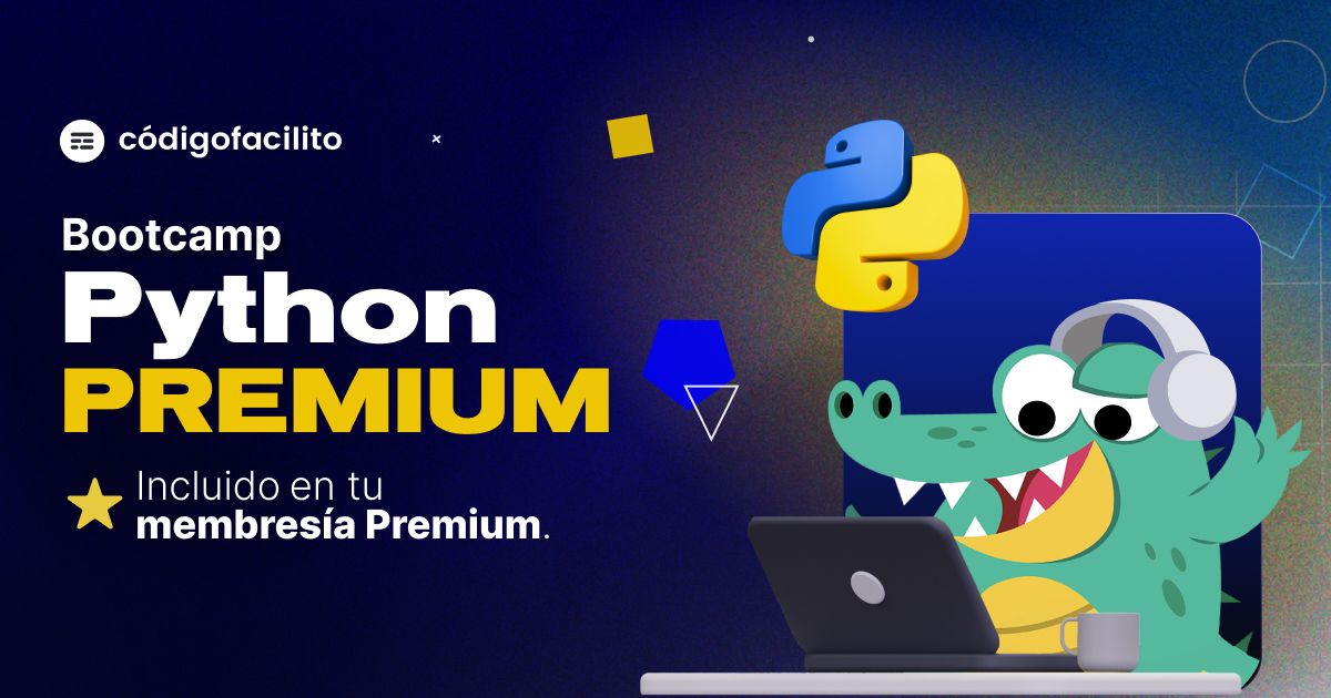 codigofacilito's tweet image. Mañana inicia el bootcamp de Python. codigofacilito.com/bootcamps/prem…
Tendremos la sesión de inauguración del Bootcamp donde te contaremos todos los detalles, de cómo seguir el programa, las sesiones semanales, contenido grabado, comunidad y más.
Lo único que necesitas es contar con…