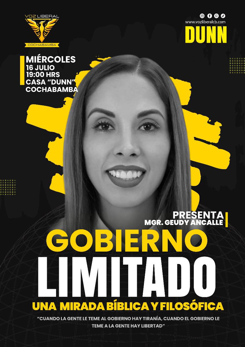Acaba de empezar está interesante charla en vivo, en nuestro TikTok. 

Es muy interesante ver diferentes puntos de vista.

vm.tiktok.com/ZMStJfsLj/

CONTINUAMOS TRABAJANDO POR LA LIBERTAD💪🏻🇧🇴
🗣️Menos Gobierno" desde una mirada bíblica y filosófica.

👤Presentado por:Mrg Geudy