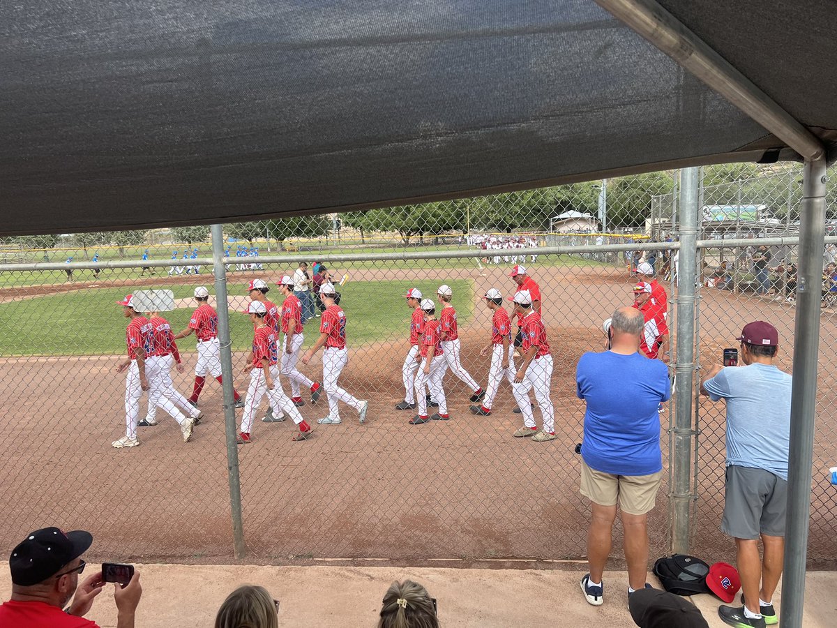 CA_D35LL's tweet photo. Opening Day for Mark West LL in Nogales, AZ for the Intermediate 50/70 West Region tournament. 

Parade through downtown Nogales then Opening Ceremonies at Fleischer Park. https://t.co/aSWgrNzflh