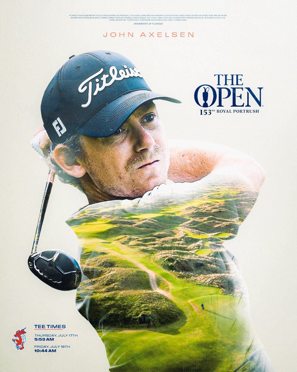 GatorsGolf's tweet image. ready for it. ⛳️

#GoGators 🐊 x @TheOpen