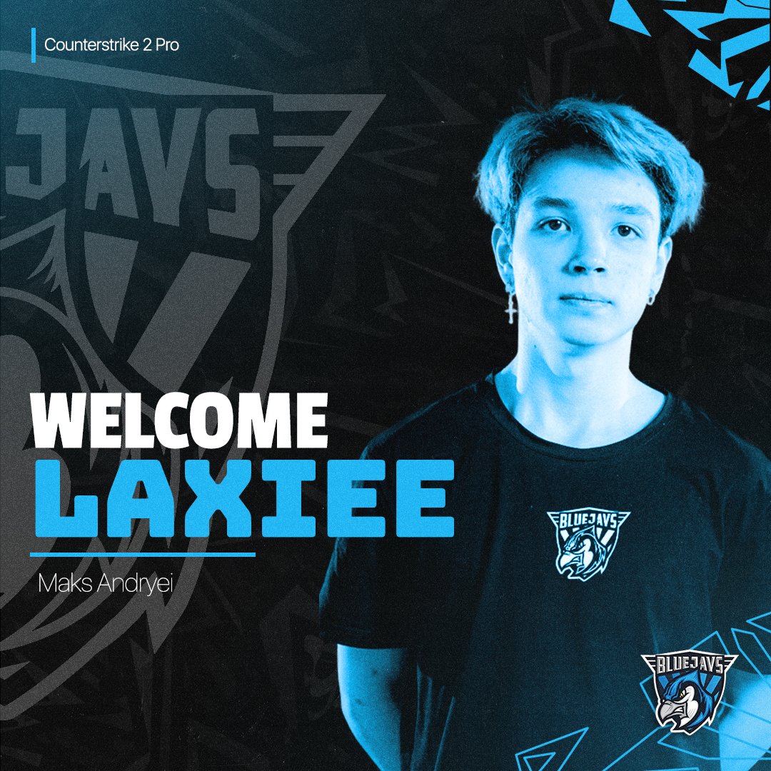 BLUEJAYS (@bluejays_sports) on Twitter photo We're thrilled to officially welcome our fifth player to the CS2 Pro Team – the Mongolian powerhouse 🇲🇳 <a href="/laxieewastaken/">laxieewastaken</a>!
Please give him a warm welcome to the BLUEJAYS family 💙
Laxiee will be making his official debut with the team at the upcoming <a href="/fragadelphia/">Fragadelphia</a> – so if you're We're thrilled to officially welcome our fifth player to the CS2 Pro Team – the Mongolian powerhouse 🇲🇳 <a href="/laxieewastaken/">laxieewastaken</a>!
Please give him a warm welcome to the BLUEJAYS family 💙
Laxiee will be making his official debut with the team at the upcoming <a href="/fragadelphia/">Fragadelphia</a> – so if you're