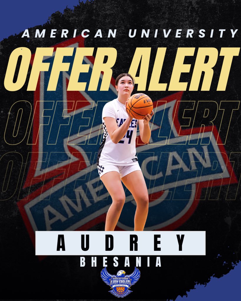 Congratulations to Audrey Bhesania (2026) on her offer from American University 

#BuiltonCulture #TheOCWay #NextlevelEagles